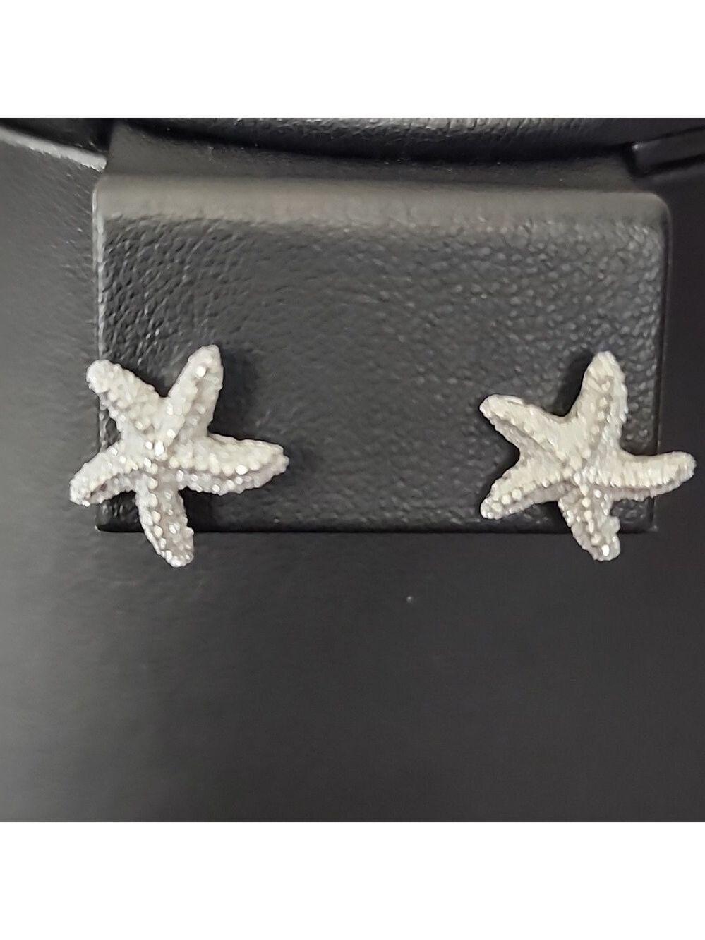 Starfish Lightweight Acrylic STUD PIERCED Earrings ZINC ALLOY NEEDLE